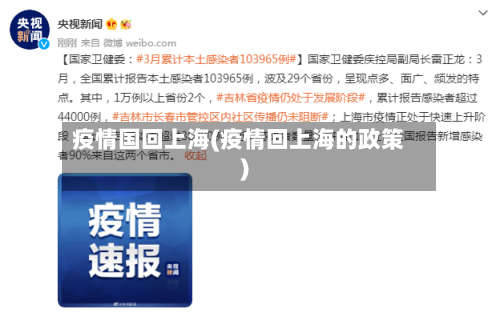 疫情国回上海(疫情回上海的政策)-第2张图片