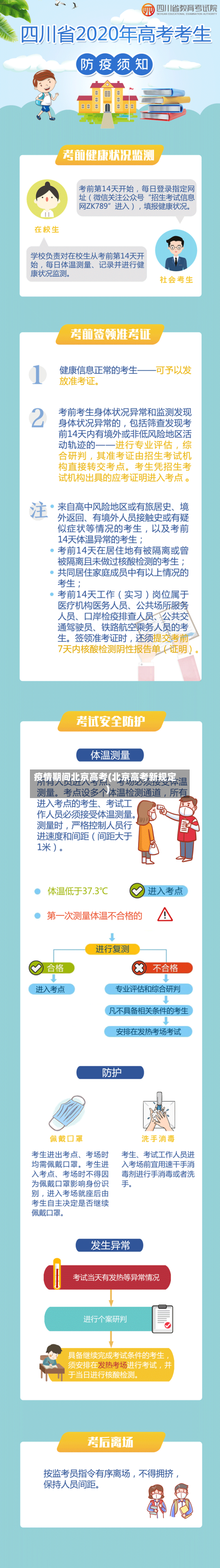 疫情期间北京高考(北京高考新规定)