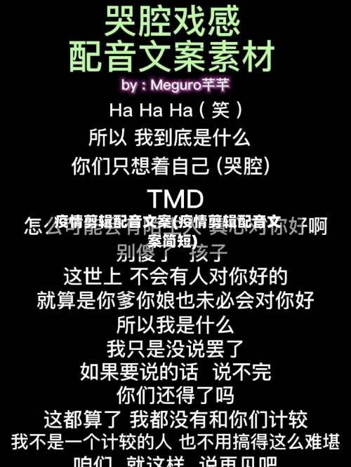 疫情剪辑配音文案(疫情剪辑配音文案简短)-第2张图片