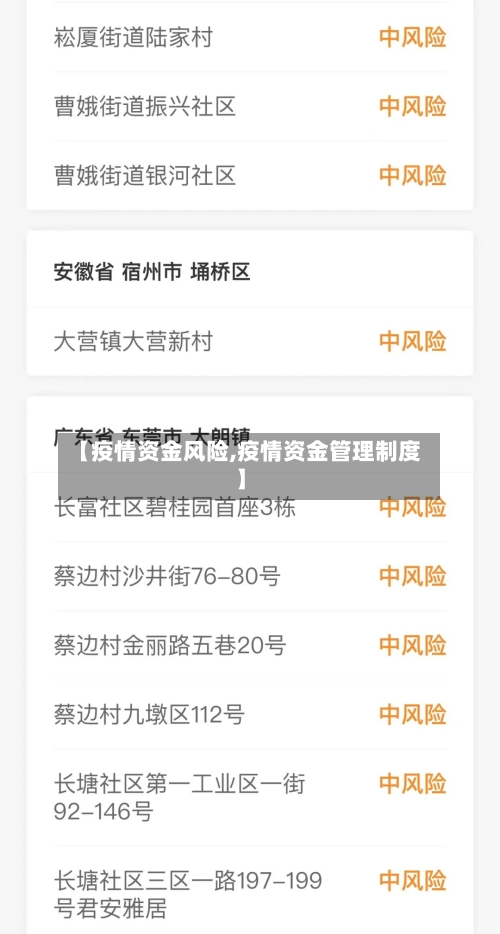 【疫情资金风险,疫情资金管理制度】-第2张图片