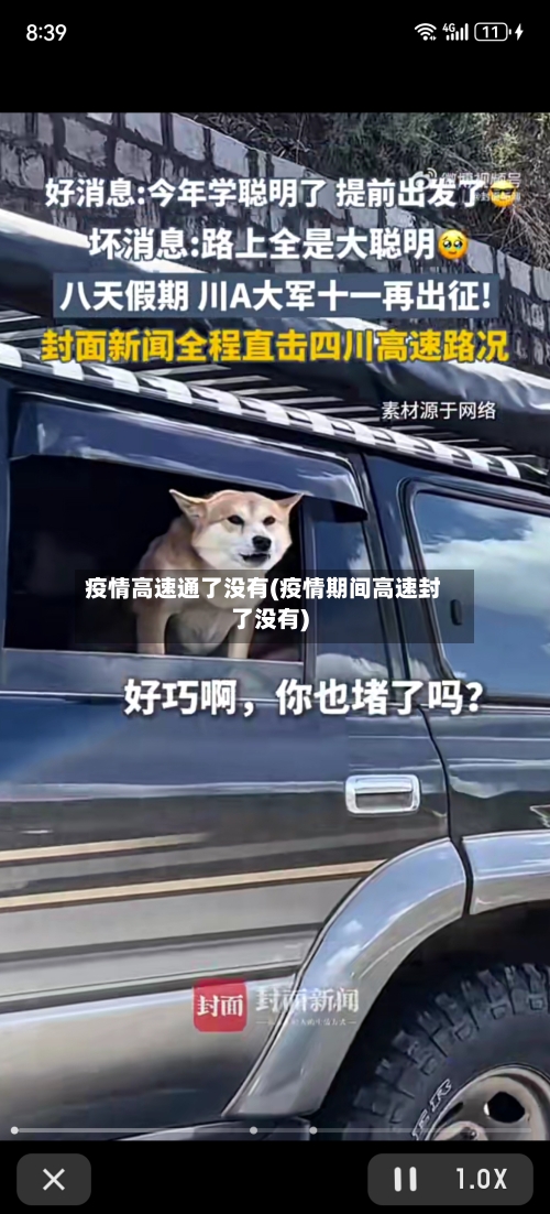 疫情高速通了没有(疫情期间高速封了没有)-第2张图片