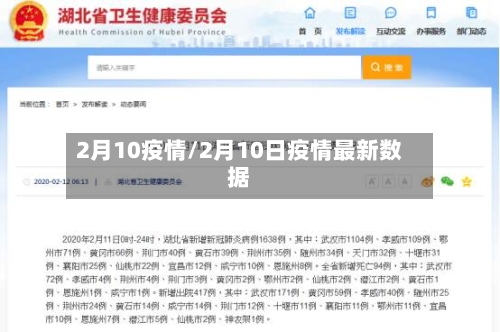 2月10疫情/2月10日疫情最新数据