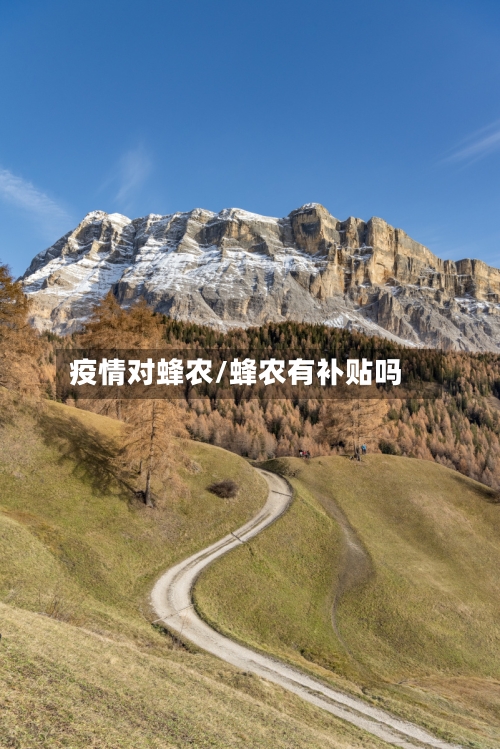 疫情对蜂农/蜂农有补贴吗