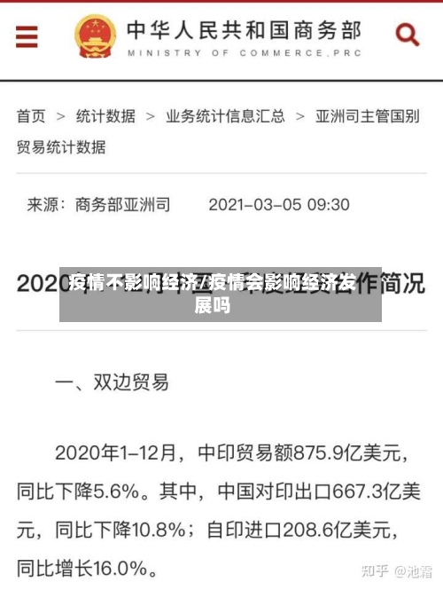 疫情不影响经济/疫情会影响经济发展吗