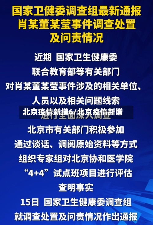 北京疫情新增6/北京疫惰新增-第2张图片