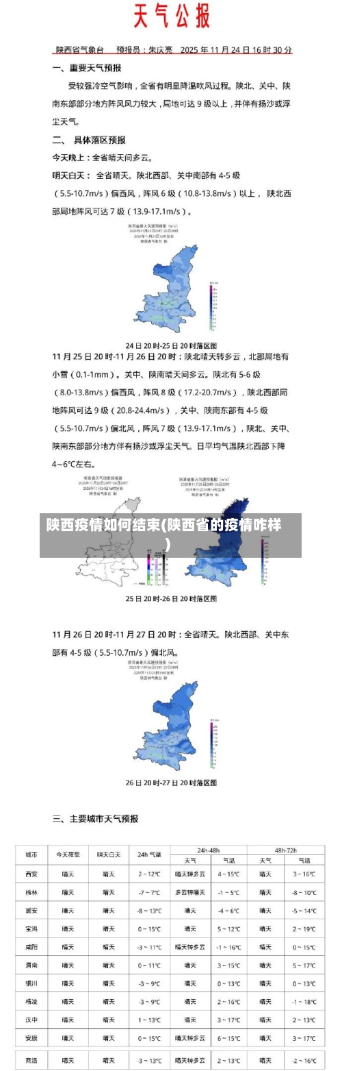 陕西疫情如何结束(陕西省的疫情咋样)