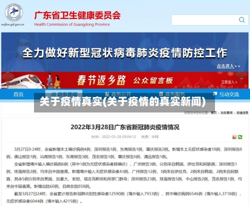 关于疫情真实(关于疫情的真实新闻)-第3张图片