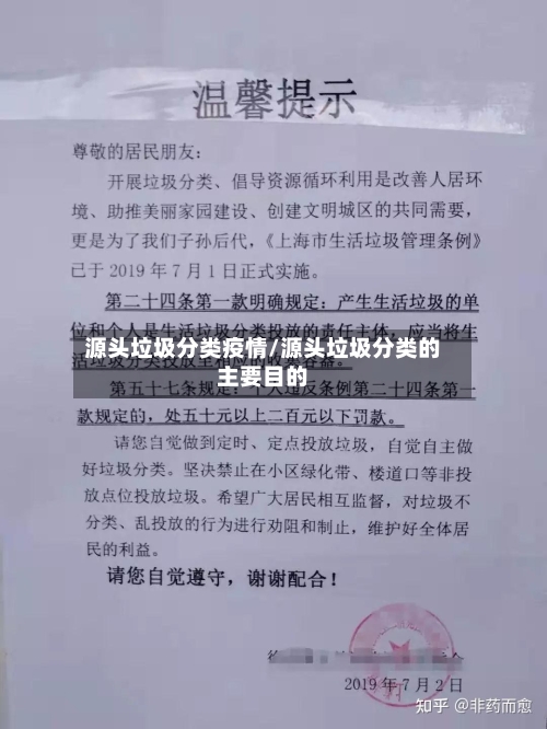 源头垃圾分类疫情/源头垃圾分类的主要目的-第3张图片