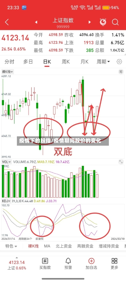 疫情下的股指/疫情期间股价的变化