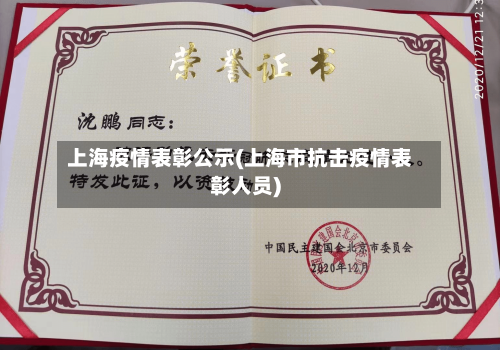 上海疫情表彰公示(上海市抗击疫情表彰人员)-第2张图片