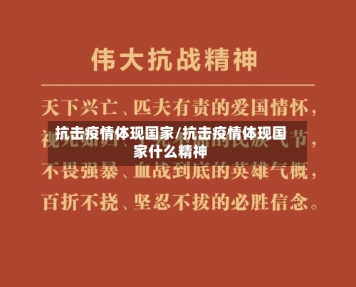 抗击疫情体现国家/抗击疫情体现国家什么精神-第2张图片