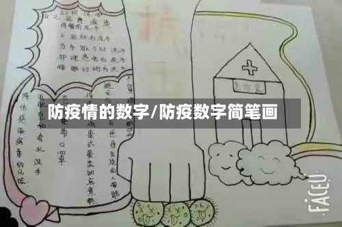 防疫情的数字/防疫数字简笔画