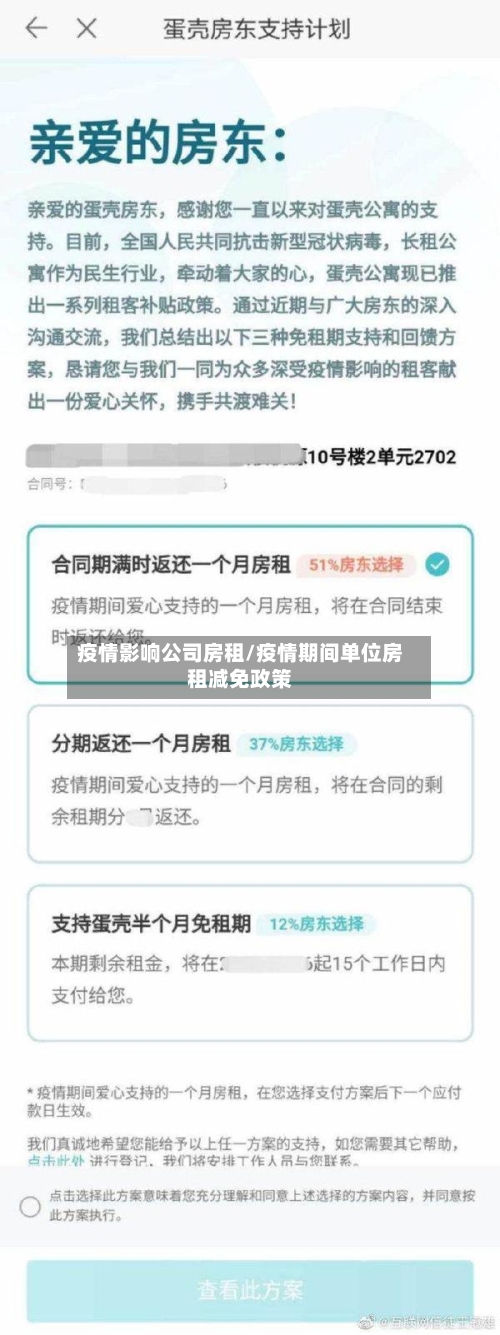 疫情影响公司房租/疫情期间单位房租减免政策-第3张图片