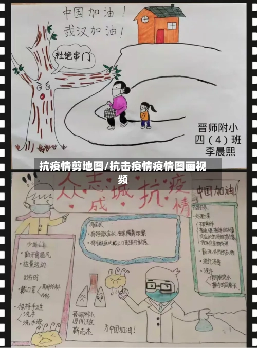 抗疫情剪地图/抗击疫情疫情图画视频