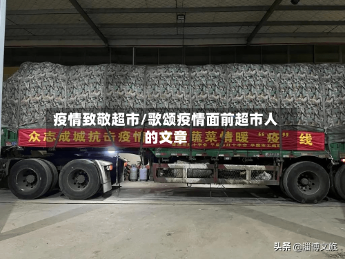疫情致敬超市/歌颂疫情面前超市人的文章