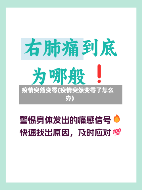 疫情突然变零(疫情突然变零了怎么办)