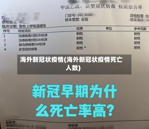 海外新冠状疫情(海外新冠状疫情死亡人数)