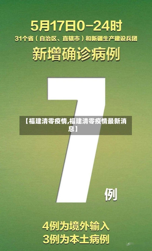 【福建清零疫情,福建清零疫情最新消息】-第2张图片
