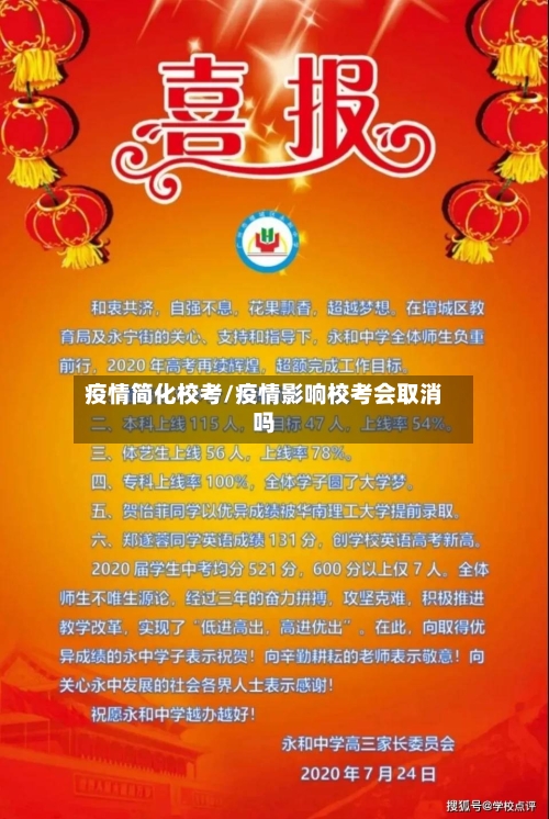 疫情简化校考/疫情影响校考会取消吗-第3张图片