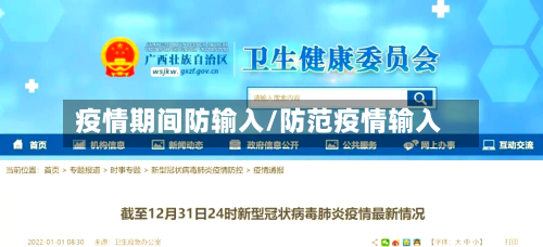 疫情期间防输入/防范疫情输入-第3张图片