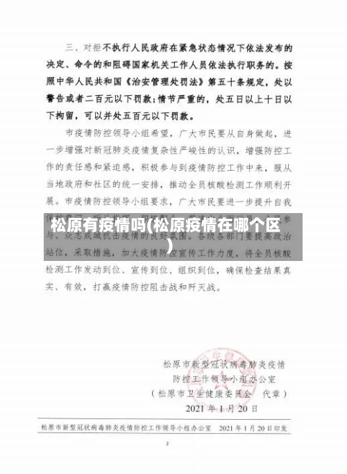 松原有疫情吗(松原疫情在哪个区)-第3张图片