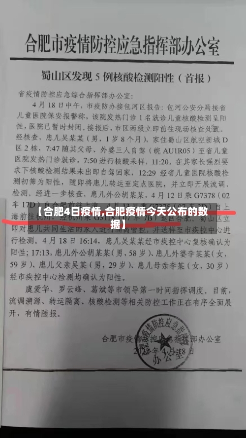 【合肥4日疫情,合肥疫情今天公布的数据】-第3张图片