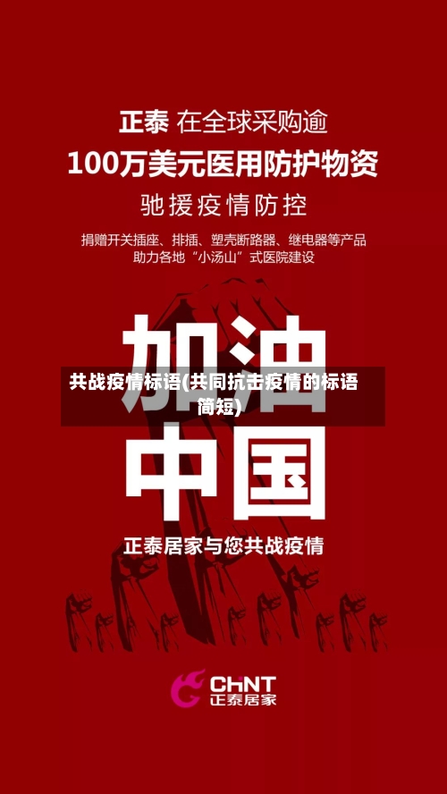 共战疫情标语(共同抗击疫情的标语简短)