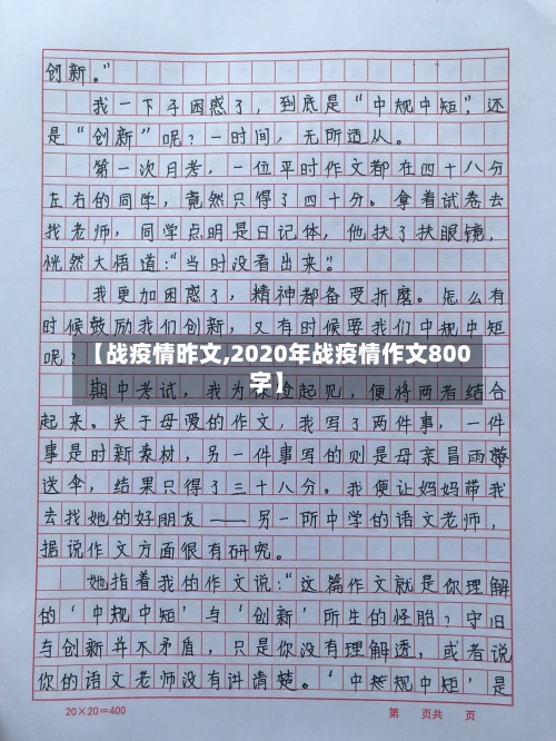 【战疫情昨文,2020年战疫情作文800字】-第2张图片