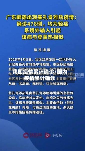我国疫情累计确诊/国内疫情累计确诊