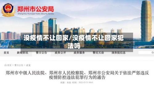 没疫情不让回家/没疫情不让回家犯法吗