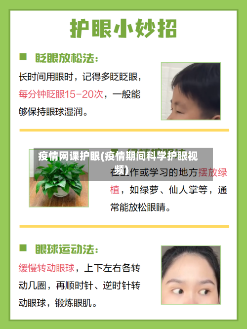 疫情网课护眼(疫情期间科学护眼视频)-第3张图片