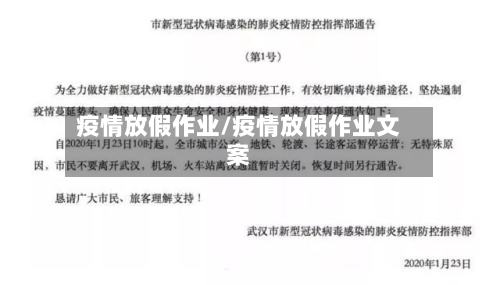 疫情放假作业/疫情放假作业文案-第2张图片