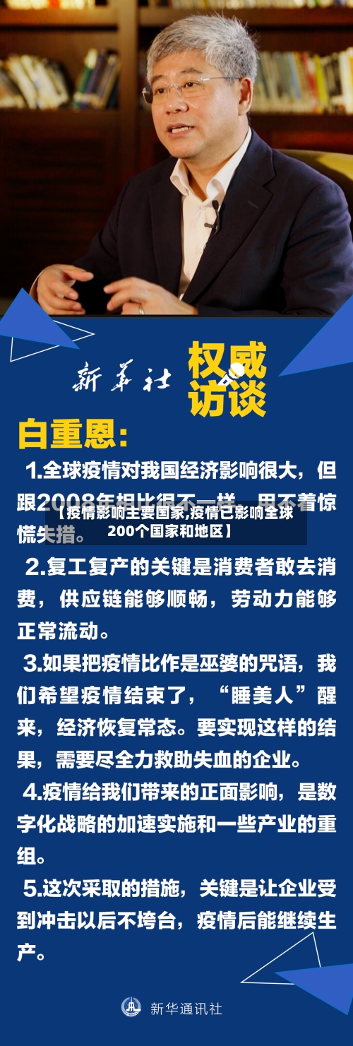 【疫情影响主要国家,疫情已影响全球200个国家和地区】