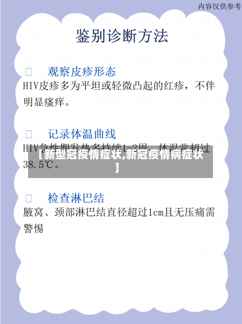 【新型冠疫情症状,新冠疫情病症状】